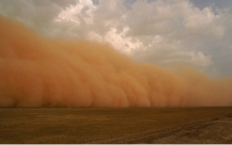 敦煌市將出現(xiàn)大風(fēng)沙塵、降雪天氣過程，請(qǐng)注意防范！